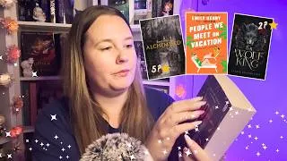 Thumbnail: ASMR | 14 Books I Read in January!! 📚 Cozy Reading Wrap Up, whispering, tapping, scratching, tracing