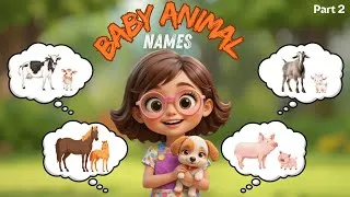 Thumbnail: More Baby Animal Names for Kids! | Learn Animal Babies with Lulu