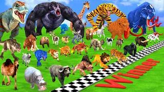 Thumbnail: Ultimate Race 50 Strongest Animals in the World Speed Challenge Animal Revolt Battle Simulator