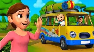 Thumbnail: Let's Play with Coco and the Baby Animals on the Children's Bus! | Nursery Rhymes with LuLu LaLa