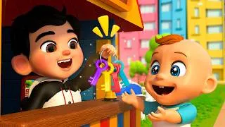 Thumbnail: Colorful Lego Cars Playtime Kids Nursery Rhyme | Educational Adventure Cartoons with LuLu LaLa