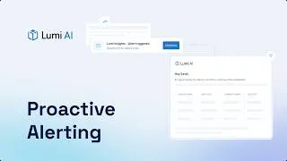 Thumbnail: Introducing Proactive Alerts: From Reactive Dashboards to Continuous Intelligence