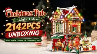 Thumbnail: Lumibricks - 15014 & 15014_2 The Ultimate Christmas Building Set? 🎄🍺 Lights, Music & Hidden Elves!