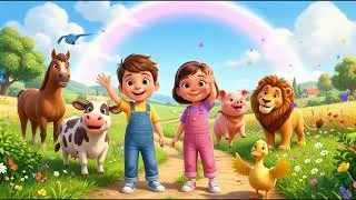 Thumbnail: Animal Parade Rhyme for Kids | Fun Nursery Rhyme | Bubbly Little Planet