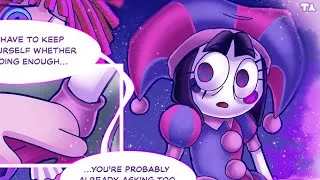 Thumbnail: Pomni and Ragatha about Jax | TADC AU | The Amazing Digital Circus Comic Dub