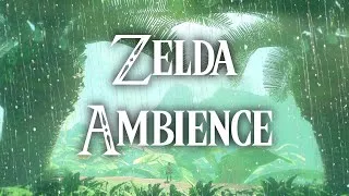 Thumbnail: Zelda | Faron Rainforest 🌧️ Thunderstorm Ambience [3 Hours]