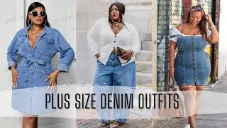 Thumbnail: "Plus Size Denim Outfits | Trendy & Flattering Looks | Style Ideas for Every Body"