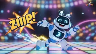 Thumbnail: Dancing Robot – Robi × Fun Kids Song | Toot Toot Boom | Luna Land (Official Music Video)