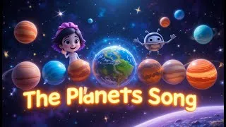 Thumbnail: The Planets song | Song About Our Solar System | Educational Songs for Kids |Luna & Bouncy Bot’s