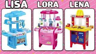 Thumbnail: Lisa 💖 Lora 💫 or Lena 🎀 | Pick Your Vibe! | Aesthetic showdown #lisaorlena #fashionfun #viral