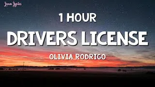 Thumbnail: [1 HOUR] Olivia Rodrigo – drivers license (Lyrics)
