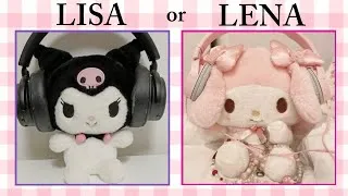 Thumbnail: LISA OR LENA 💗 KUROMI VS. MY MELODY EDITION 🖤💜💖 # 11