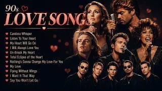 Thumbnail: GEORGE MICHAEL, CELINE DION, WHITNEY HOUSTON ❤️ 90s LOVE SONGS | Greatest Romantic Hits