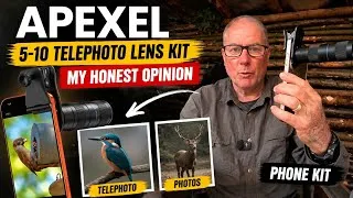 Thumbnail: APEXEL 5 10 TELEPHOTO LENS KIT MY HONIST REVIEW