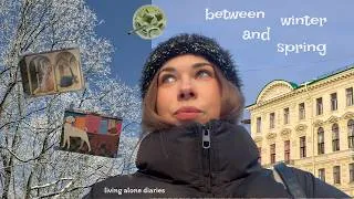 Thumbnail: between winter and spring | living alone diaries + book recommendations