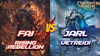 Thumbnail: Daily FaB #349 | Fai vs. Jarl | Flesh and Blood | Classic Constructed | Compendium of Rathe