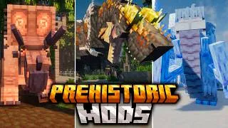 Thumbnail: 18 AMAZING Prehistoric Mods for Minecraft 1.21.1 and 1.20.1