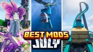 Thumbnail: 17 BEST Minecraft Mods Released This July! (1.21.1+ / 1.20.1)