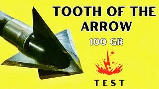 Thumbnail: TOOTH OF THE ARROW 1" 4 BLADE, 100 gr  BROADHEAD TEST #elitearchery #ravincrossbows
