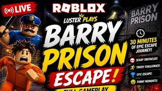 Thumbnail: ROBLOX BARRY PRISON ESCAPE 😱🔥 FULL GAMEPLAY | Can We Escape? 🎮 #roblox #robloxgames #gaming 