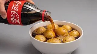 Thumbnail: My grandmother taught me this! Just add Coca-Cola to the potatoes! Few people know this secret!