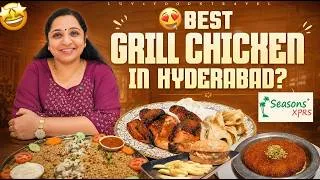 Thumbnail: 😱 Hyderabad's BEST Grill Chicken? 🔥 Season's Xprs 4.0 Banjara Hills | MUST TRY Lebanese Food!!