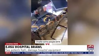 Thumbnail: Ejisu hospital brawl: Two patients fight, damage hospital equipment.