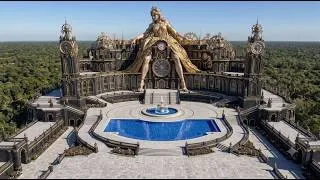 Thumbnail: Forgotten Clock Queen Palace to $100M Luxury Jungle Time Villa | Massive AI Restoration