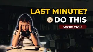 Thumbnail: Stop Panicking. Do This Before Your Exam | Last Minute Exam Hacks (No BS) 