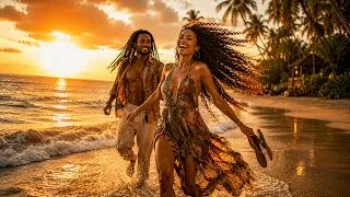 Thumbnail: Bob Marley × Rihanna Style 🌴 Our Love Lives in Paradise (Reggae Pop Fusion 2026)