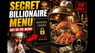 Thumbnail: The Hidden Menus at World's Most Expensive Restaurants | Secret Dishes Only Billionaires Can Order