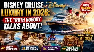 Thumbnail: Disney Cruise Luxury in 2026: The Truth Nobody Talks About | Wish, Treasure & Destiny
