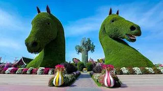 Thumbnail: Dubai Miracle Garden | World's Largest Natural Flower Garden (4K Tour & Vlog)