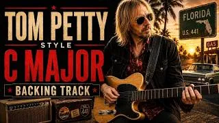 Thumbnail: Tom Petty Style Backing Track in C Major | Florida Highway | Guitar Backing Track