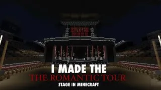 Thumbnail: I Recreated THE ROMANTIC TOUR IN MINECRAFT | Stage Build - Bruno Mars 