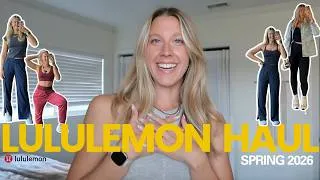 Thumbnail: *NEW* Lululemon Haul | Spring 2026 | align pants, outlet finds & sport spice