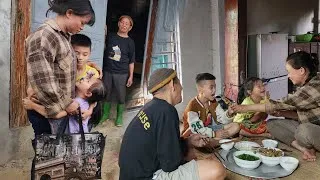 Thumbnail: (Full video) Dad's sadness and Hai and My's tight hug when Kim went to work far away.