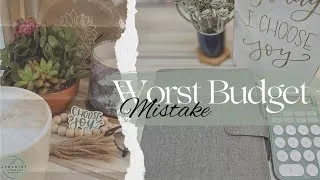 Thumbnail: BIGGEST Budget Mistake // Finish Strong // May Budget Closeout #cashstuffing #budgeting #finance