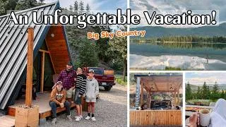 Thumbnail: A Trip to Montana & A Gorgeous A-Frame Stay | Travel Vlog of Plains, MT