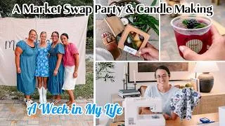Thumbnail: A Week of Parties! | Sewing | Candle Making | Decorating Job & Daily Life