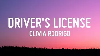 Thumbnail: Olivia Rodrigo – Drivers License (Lyrics)