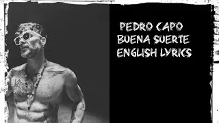 Thumbnail: Pedro Capó - Buena suerte - Good luck ( English Lyrics ) From Puerto Rico 🇵🇷🇵🇷