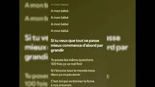 Thumbnail: Mhd ft Dadju à mon bébé #lyrics #music #viral 