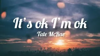 Thumbnail: Tate McRae - it’s ok I’m ok (sped up) [Lyrics]