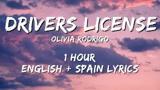 Thumbnail: Olivia Rodrigo - drivers license 1 hour / English lyrics + Spain lyrics