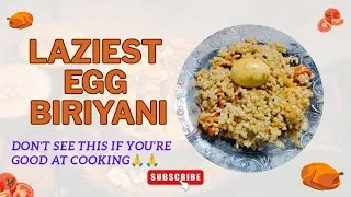 Thumbnail: Lazy Guys,Bachelors Biriyani😌🥚| Egg Biriyani | #food #youtube #eggbiriyani 