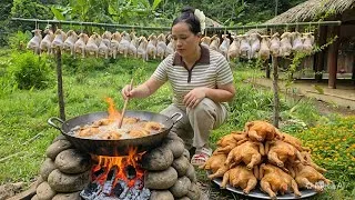 Thumbnail: FULL CHICKEN ROAST | Whole Fried Chicken Recipe Cooking in village | Free Range Chicken Recipe