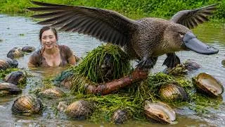 Thumbnail: Harvesting Tons of Giant Clams & Catching Wild Ducks ❗ Taking the Fresh Catch to the Local Market