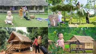Thumbnail: Full Video 365 Days Single Mother Overcomes All Difficulties To Build New Life - Builds Bamboo House