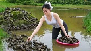 Thumbnail: 150 Days of Harvesting Snails for a Living - Discovery of a Terrifying Snail Den